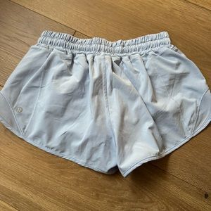 Lululemon Hotty Hot Shorts Light Blue Size 6